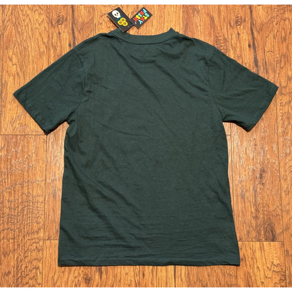 Eighty Eight T- Shirt Green Skulls Graphic Short Sleeve Logo - Men's S - Picture 2 of 5